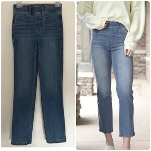 Spanx Straight Leg Stretch Denim High Rise Jeans